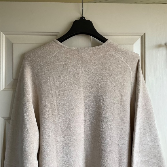 Barefoot Dreams Cozy Chic Ultra Lite Wide Collar Jacket Sand Dollar SZ XL - Picture 11 of 16